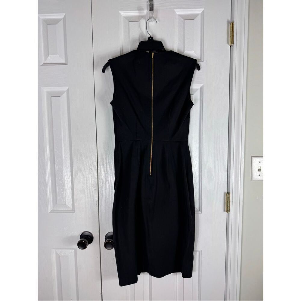 Banana Republic Womens Black Fitted Elegant Dress Size 6 - Picture 3 of 4